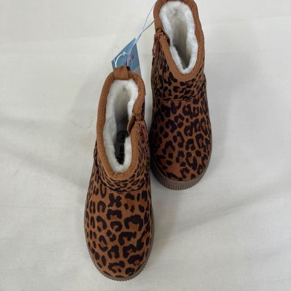 Cute‎ leopard print ankle boots - Picture 3 of 5